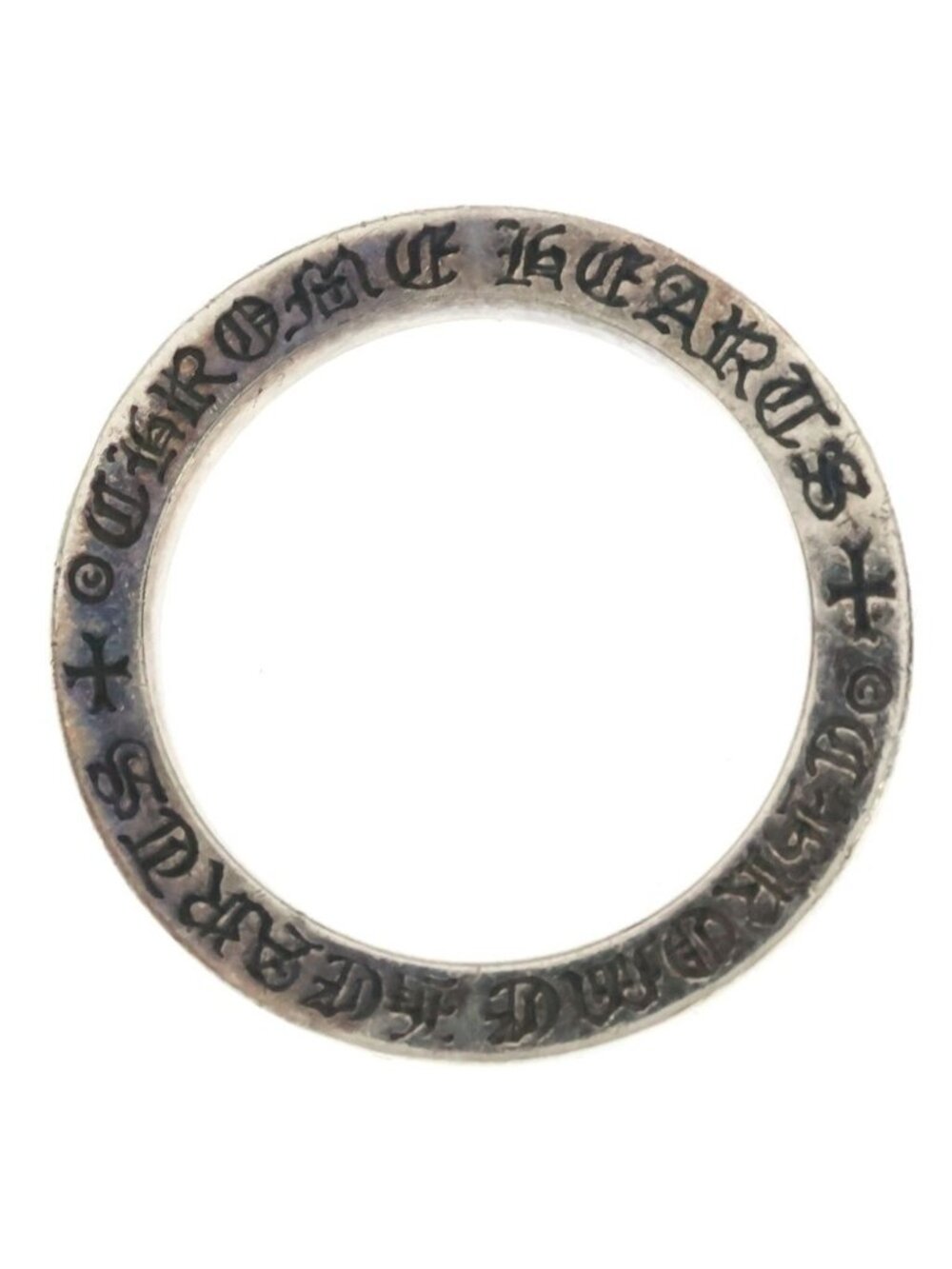 Chrome Hearts Spacer Pln Plain Ring Silver